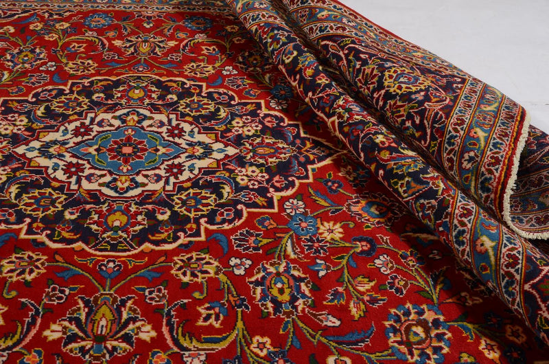 Tappeto Persero - Keshan - 357 x 245 cm - rosso