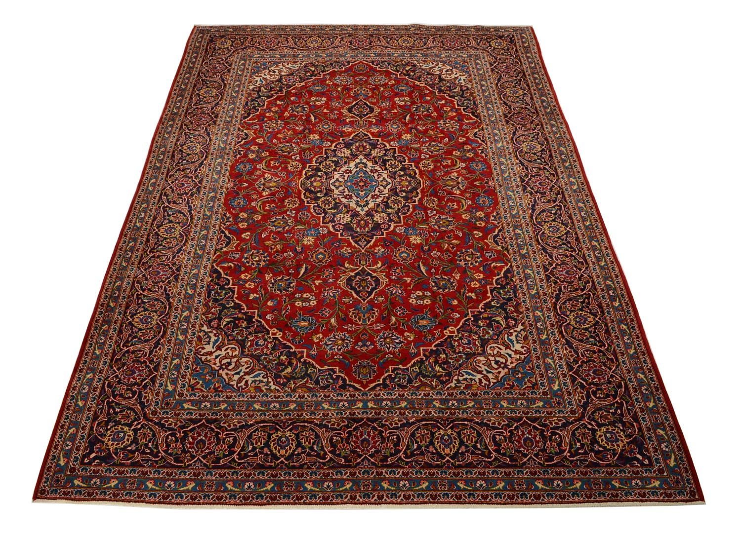Tappeto Persero - Keshan - 357 x 245 cm - rosso