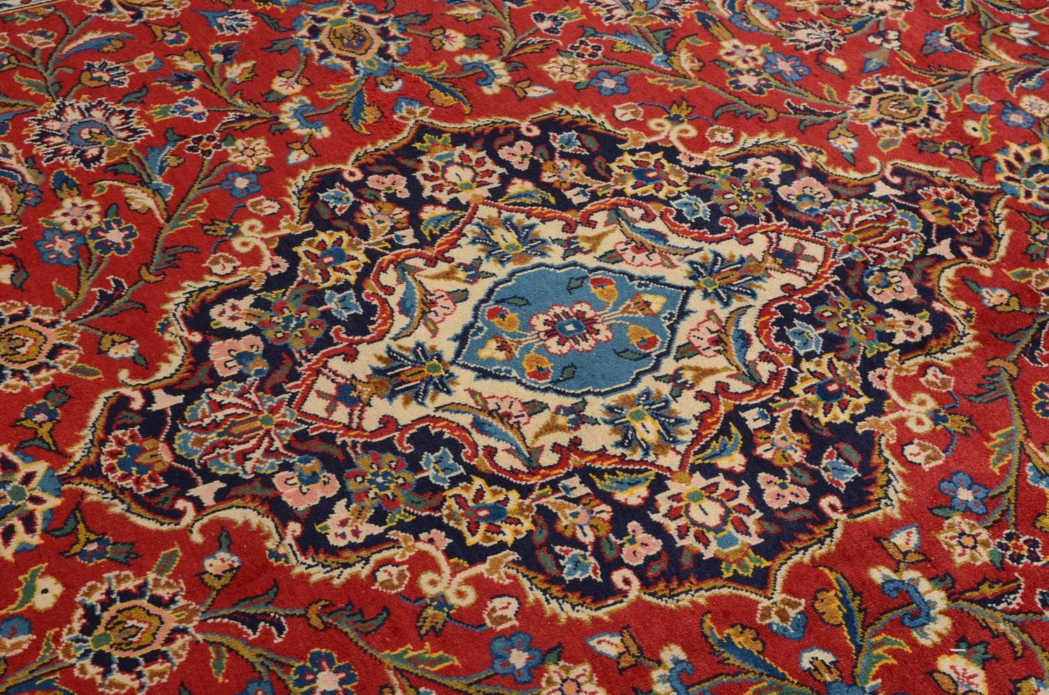 Tappeto Persero - Keshan - 359 x 252 cm - rosso