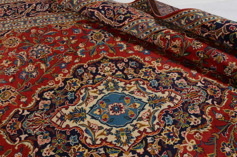 Tappeto Persero - Keshan - 359 x 252 cm - rosso