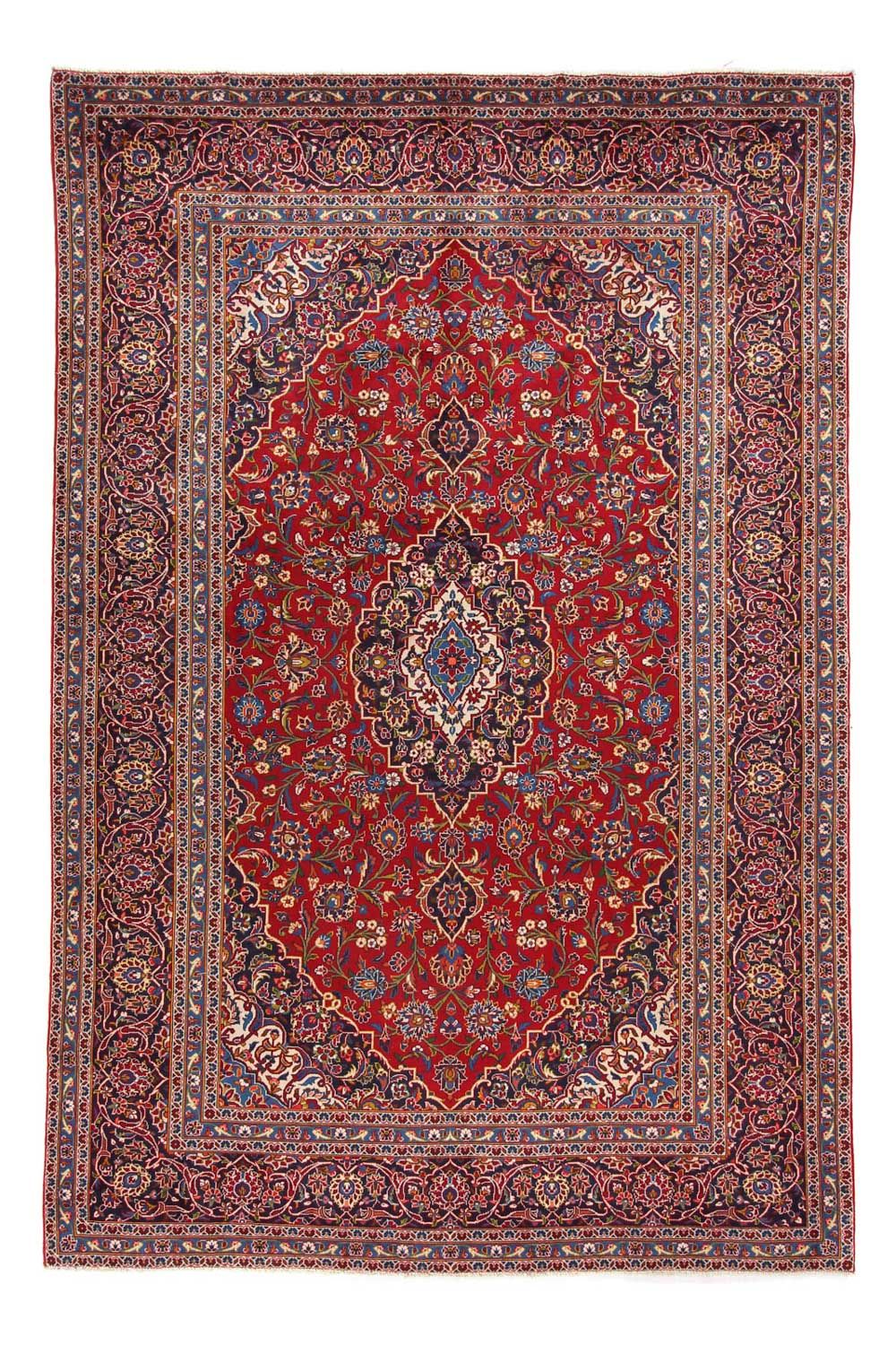 Tappeto Persero - Keshan - 368 x 247 cm - rosso