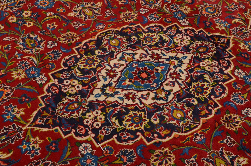 Tappeto Persero - Keshan - 368 x 247 cm - rosso