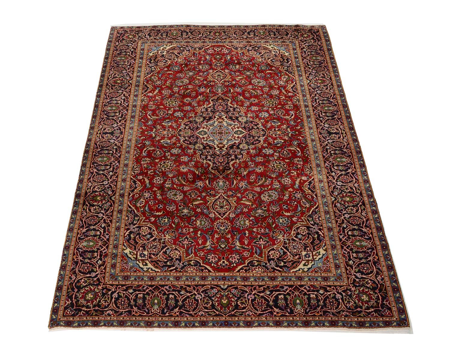 Tappeto Persero - Keshan - 352 x 248 cm - rosso