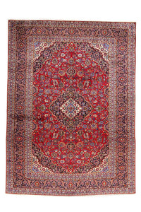 Tappeto Persero - Keshan - 400 x 291 cm - rosso