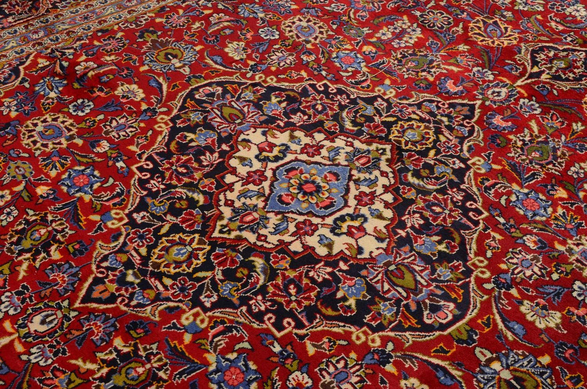 Tappeto Persero - Keshan - 400 x 291 cm - rosso