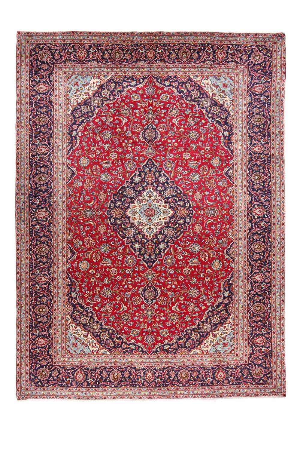 Tappeto Persero - Keshan - 398 x 293 cm - rosso