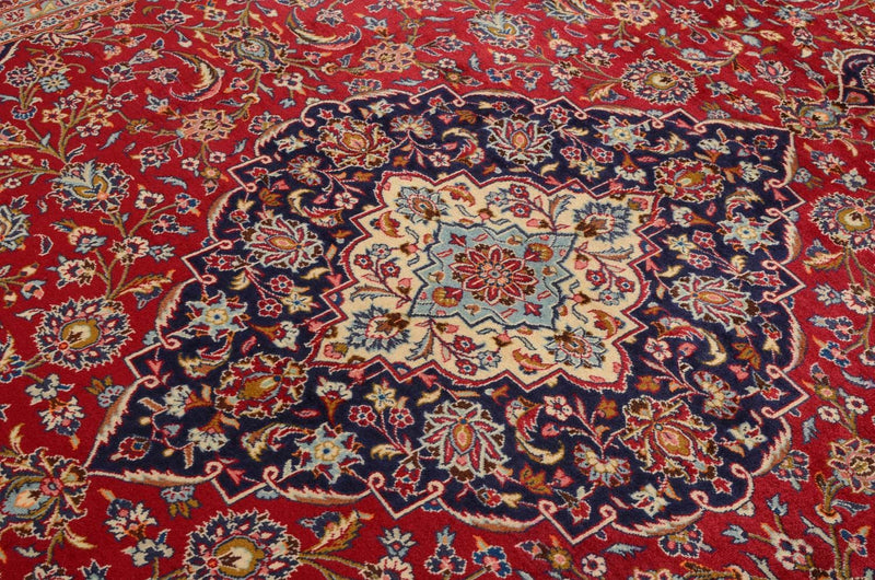 Tappeto Persero - Keshan - 398 x 293 cm - rosso