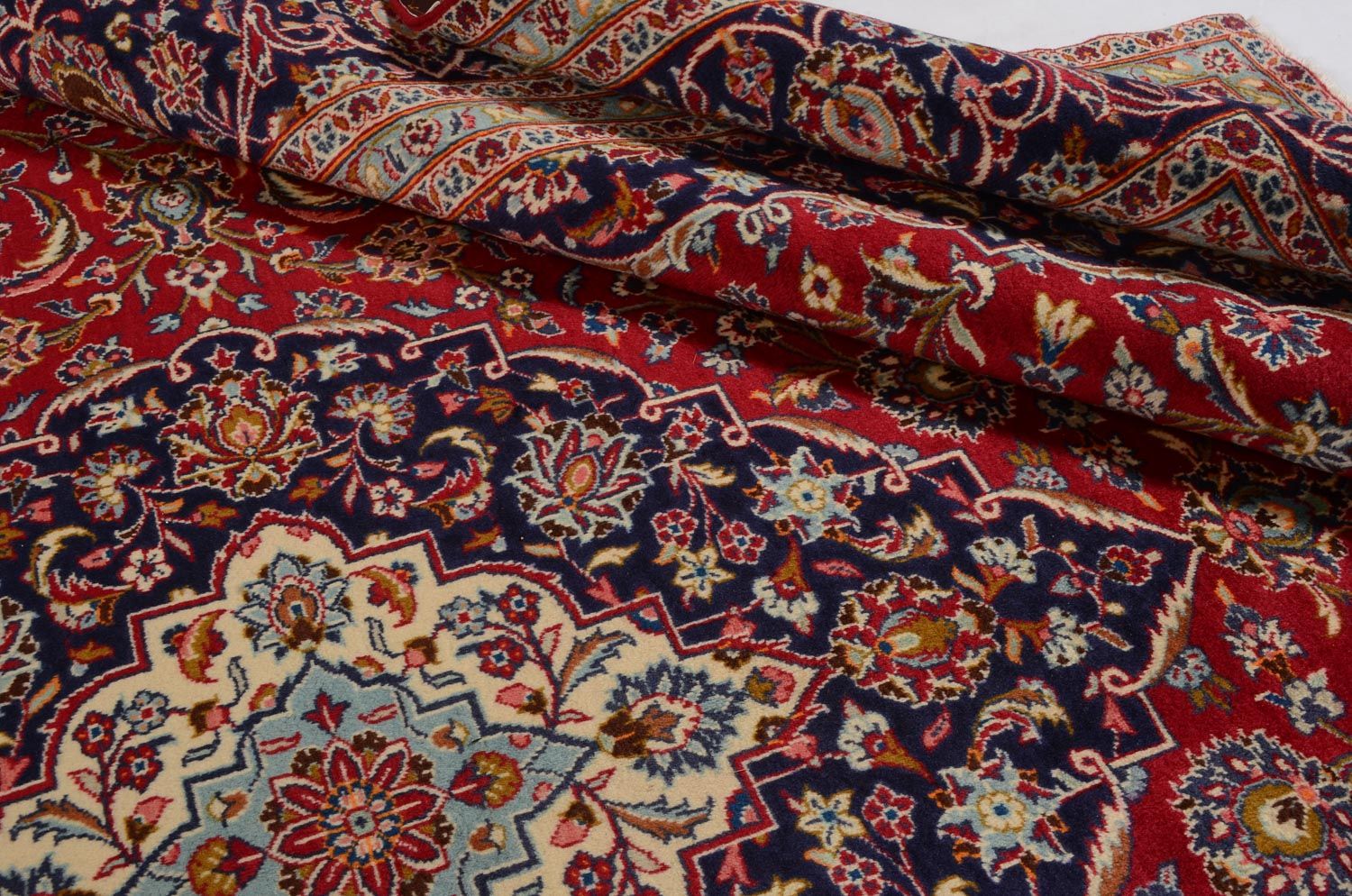 Tappeto Persero - Keshan - 398 x 293 cm - rosso