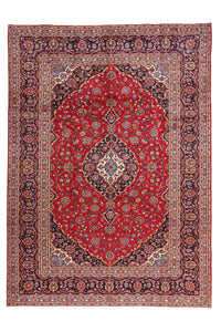 Tappeto Persero - Keshan - 346 x 253 cm - rosso