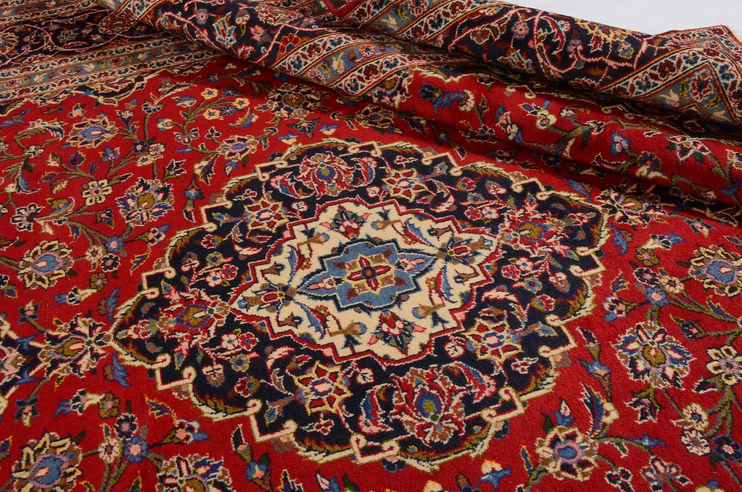 Tappeto Persero - Keshan - 346 x 253 cm - rosso