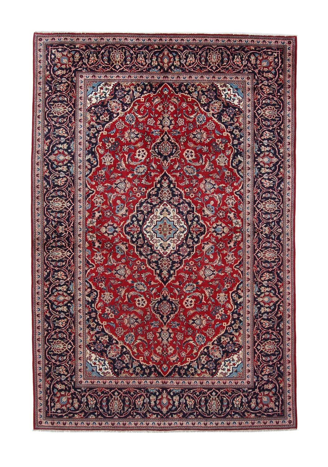 Tappeto Persero - Keshan - 297 x 195 cm - rosso