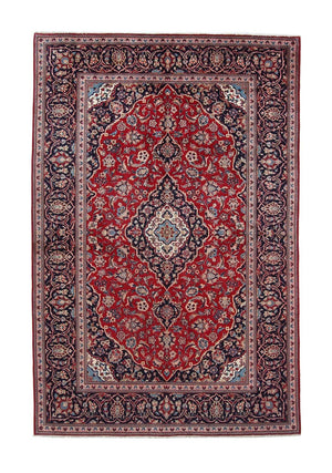 Tappeto Persero - Keshan - 297 x 195 cm - rosso