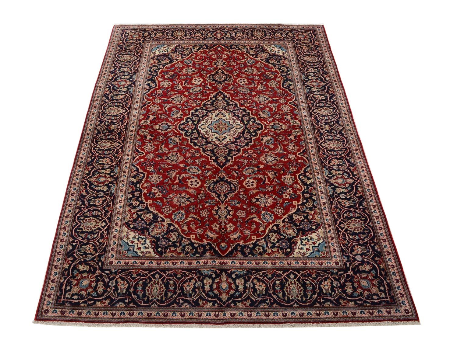 Tappeto Persero - Keshan - 297 x 195 cm - rosso
