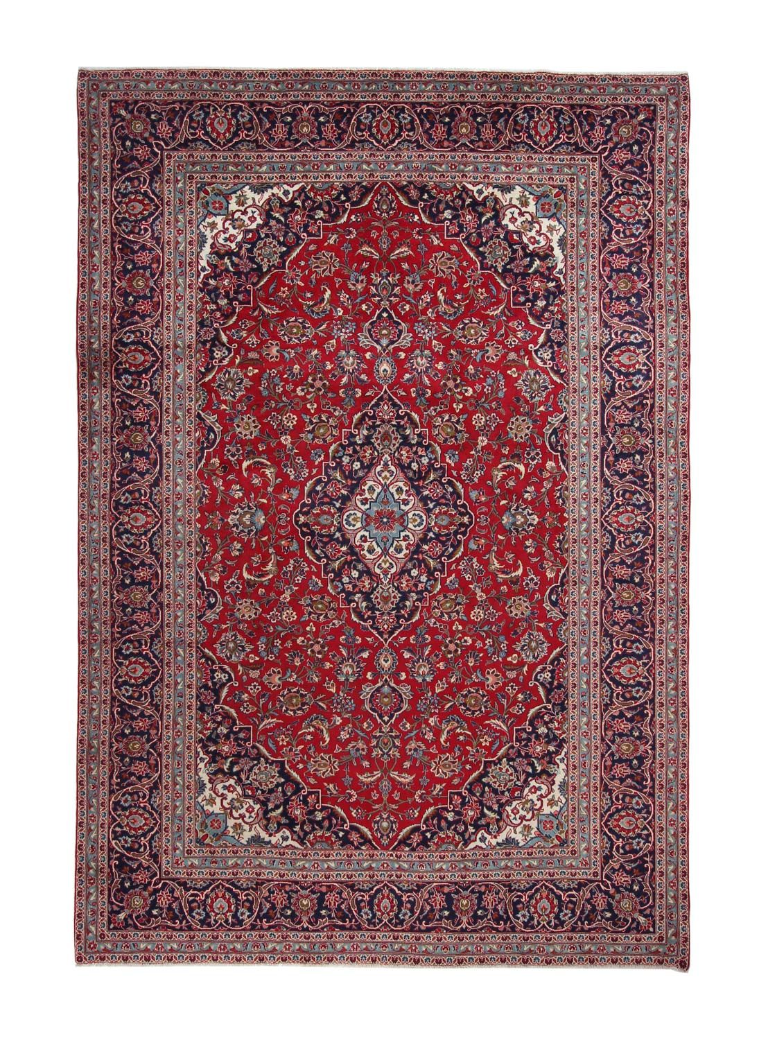 Tappeto Persero - Keshan - 353 x 242 cm - rosso
