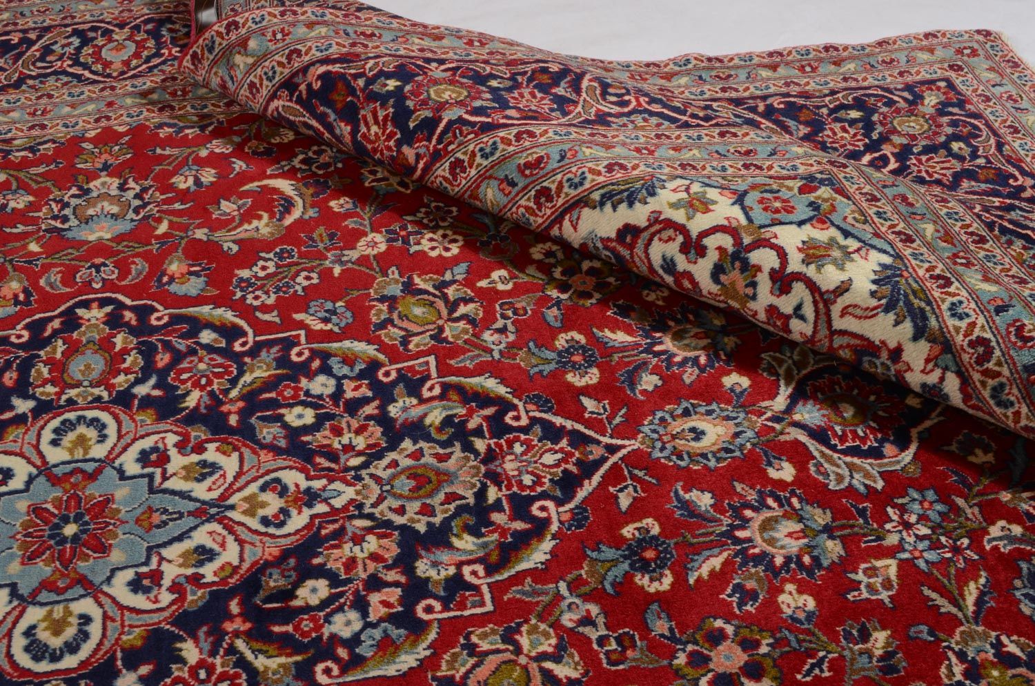 Tappeto Persero - Keshan - 353 x 242 cm - rosso
