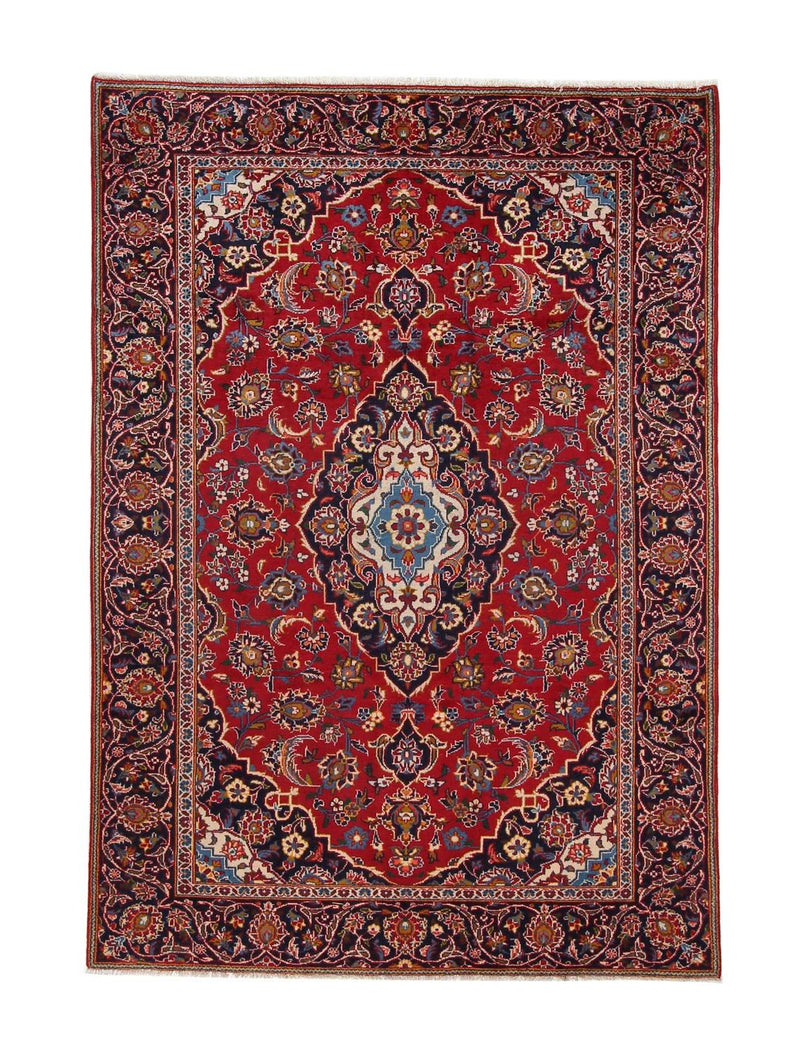 Tappeto Persero - Keshan - 261 x 180 cm - rosso