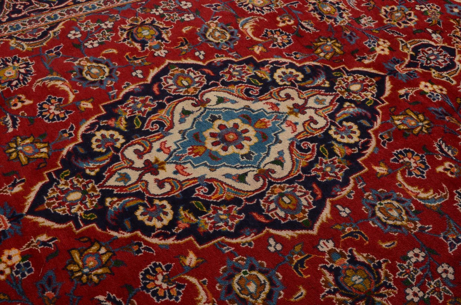 Tappeto Persero - Keshan - 261 x 180 cm - rosso