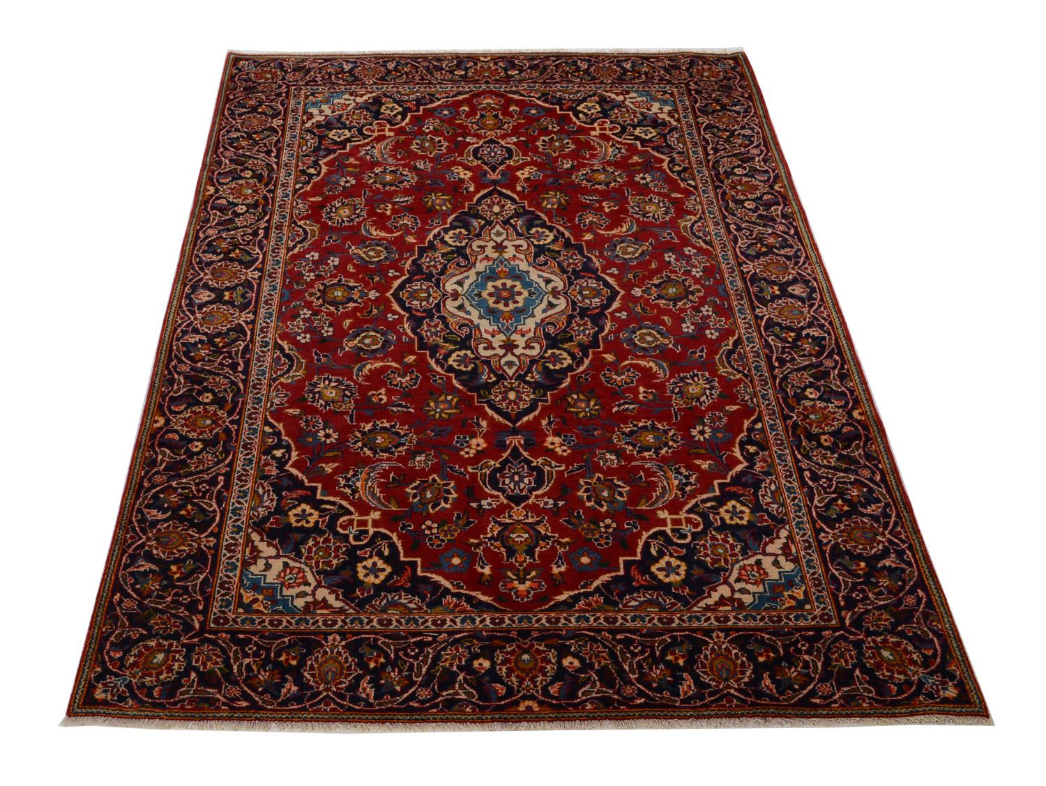 Tappeto Persero - Keshan - 261 x 180 cm - rosso