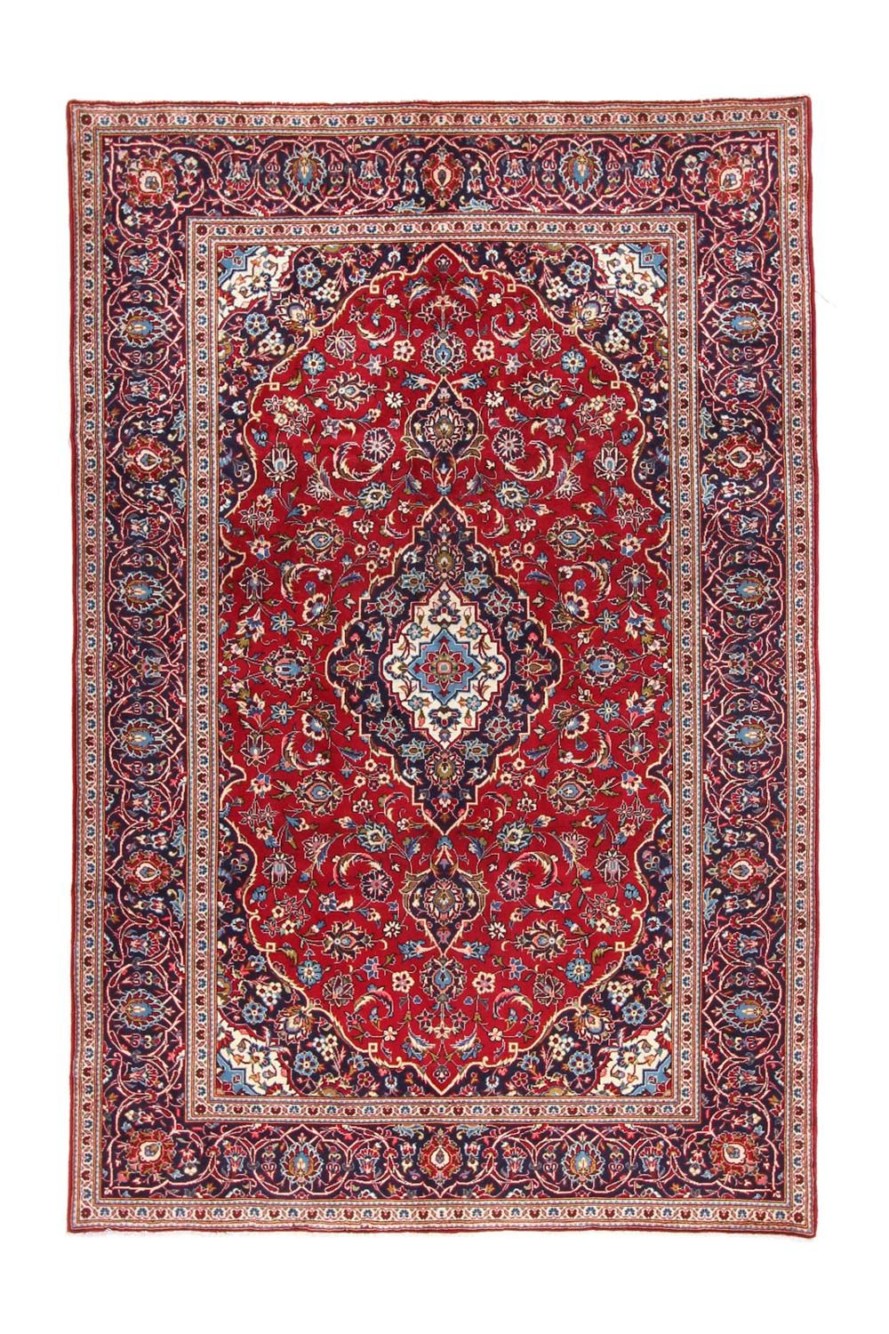 Tappeto Persero - Keshan - 303 x 202 cm - rosso
