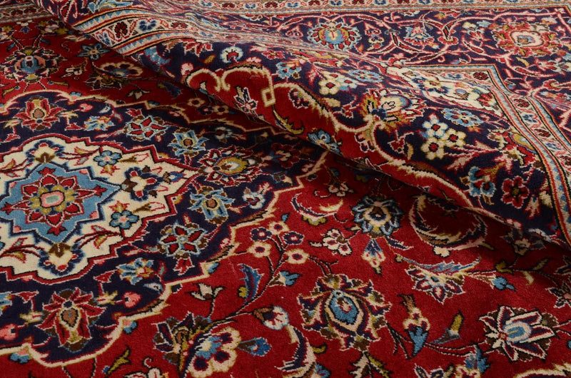 Tappeto Persero - Keshan - 303 x 202 cm - rosso