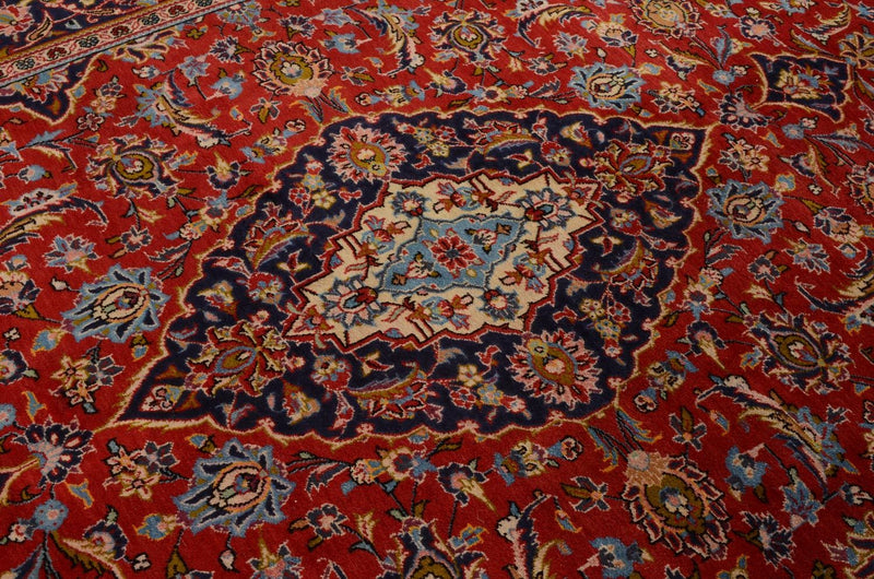 Tappeto Persero - Keshan - 302 x 207 cm - rosso