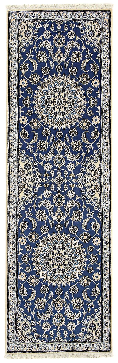 Tappeto corsia Tappeto Persero - Nain - Reale - 200 x 60 cm - blu
