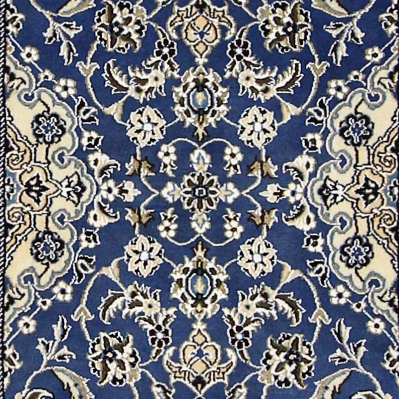 Tappeto corsia Tappeto Persero - Nain - Reale - 200 x 60 cm - blu