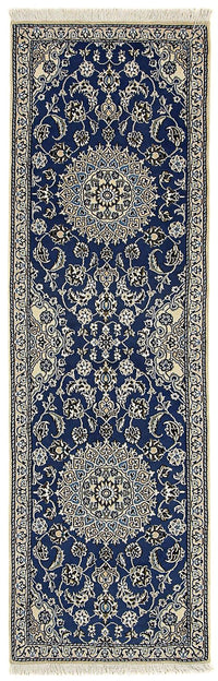 Tappeto corsia Tappeto Persero - Nain - Reale - 200 x 60 cm - blu