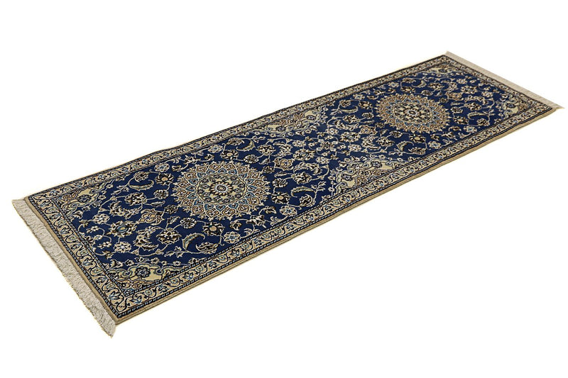 Tappeto corsia Tappeto Persero - Nain - Reale - 200 x 60 cm - blu