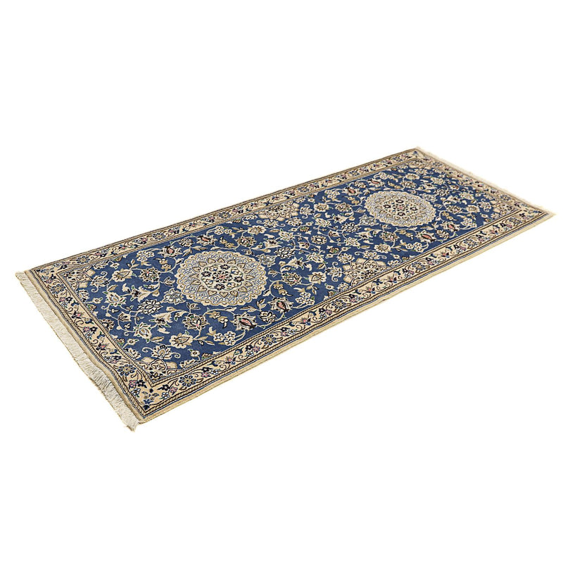 Tappeto corsia Tappeto Persero - Nain - Reale - 198 x 83 cm - blu