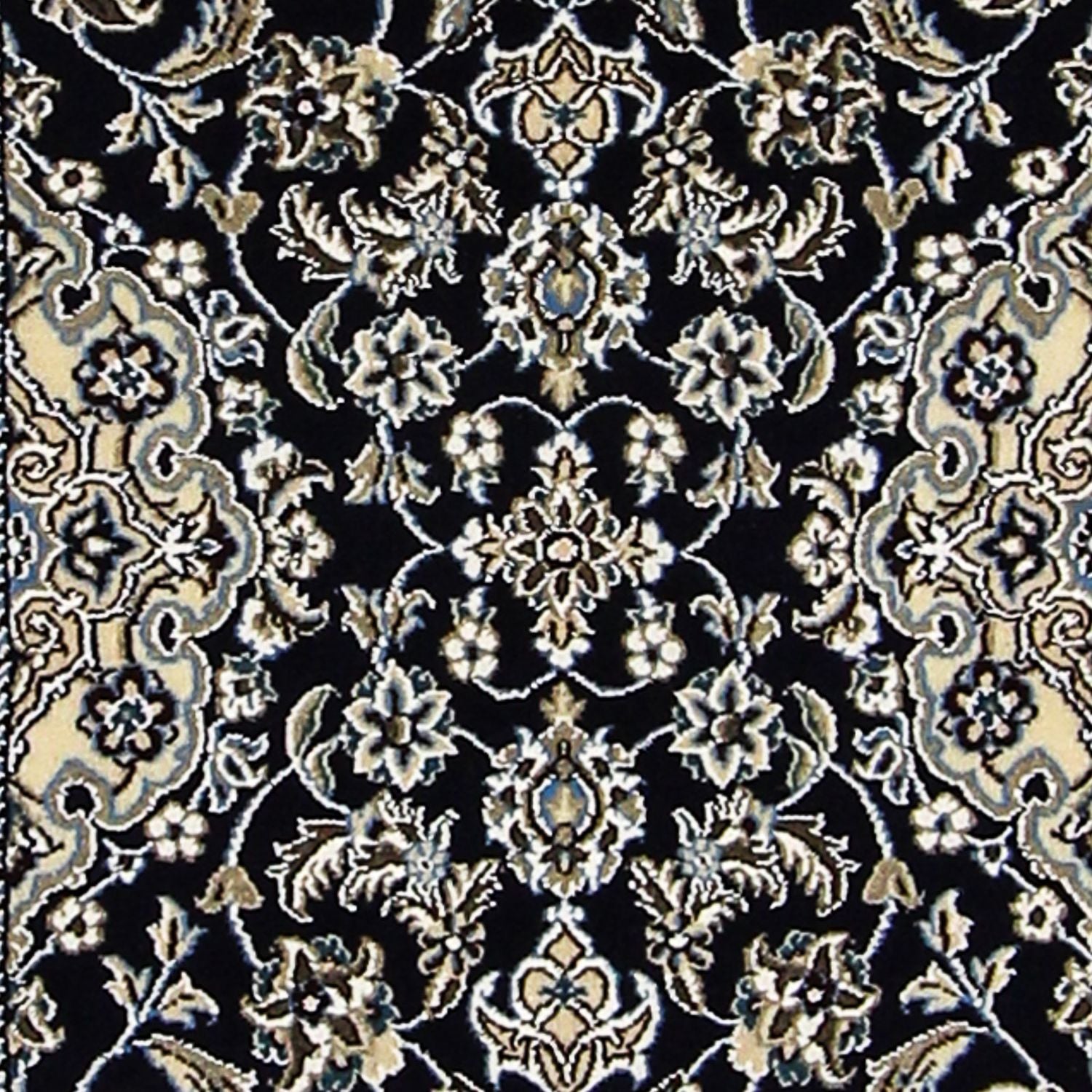 Tappeto corsia Tappeto Persero - Nain - Reale - 196 x 61 cm - blu scuro