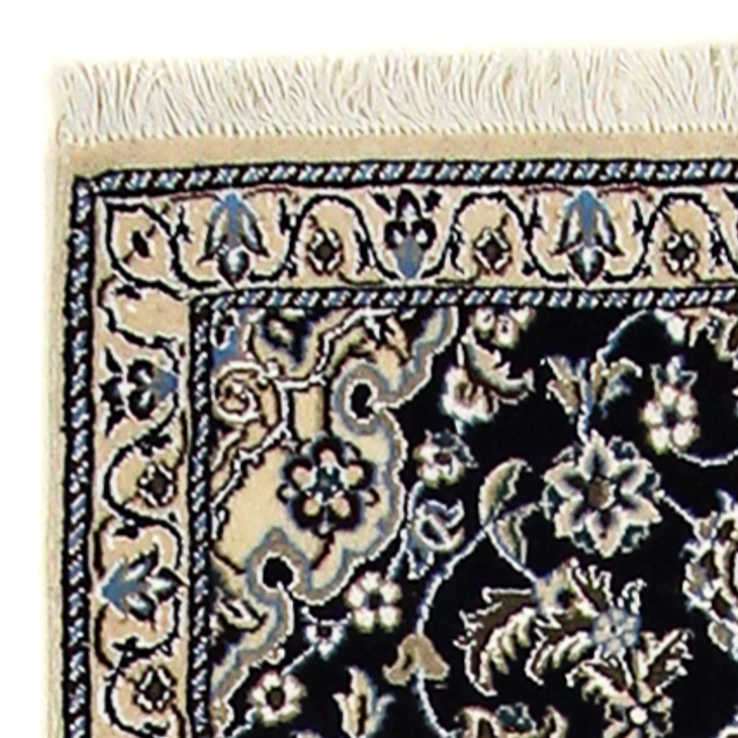 Tappeto corsia Tappeto Persero - Nain - Reale - 196 x 61 cm - blu scuro