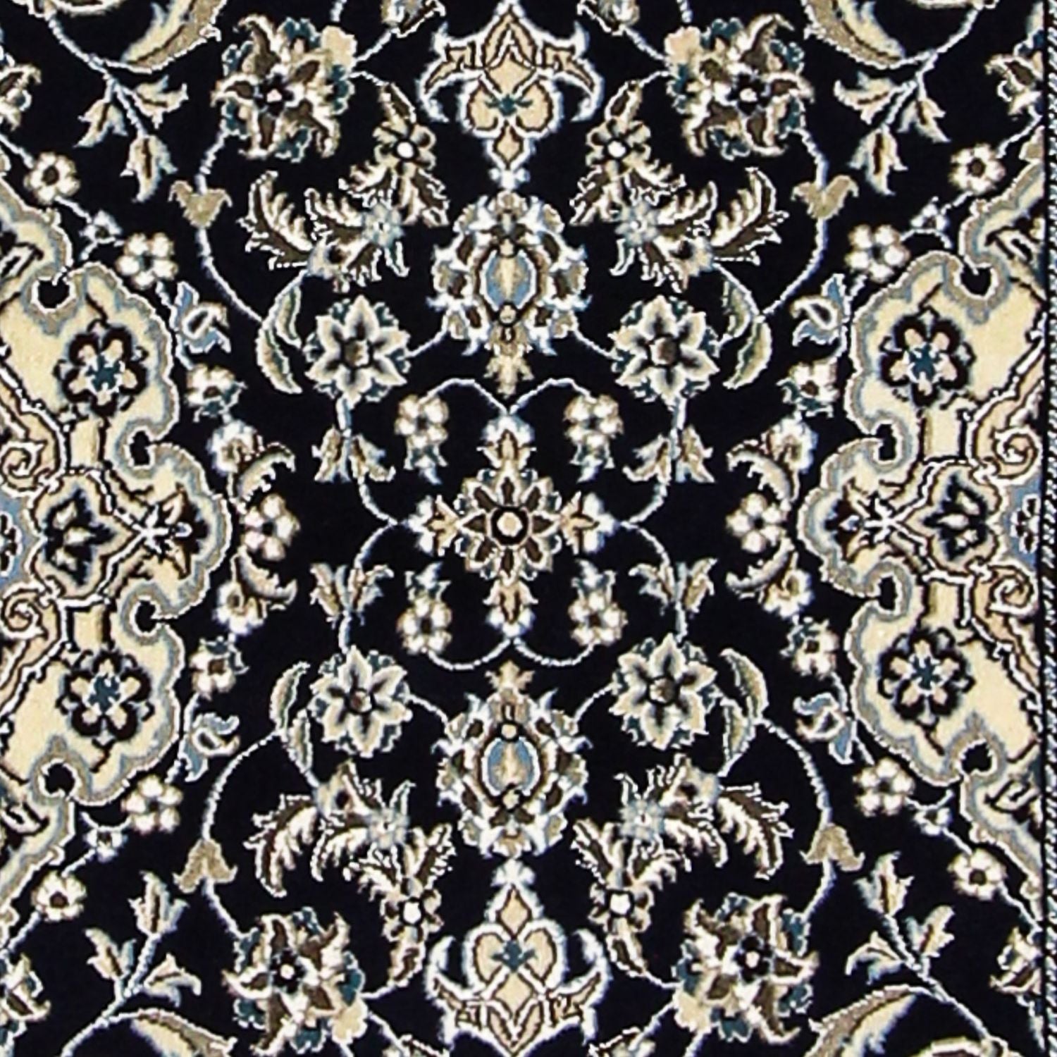 Tappeto corsia Tappeto Persero - Nain - Reale - 200 x 62 cm - blu scuro