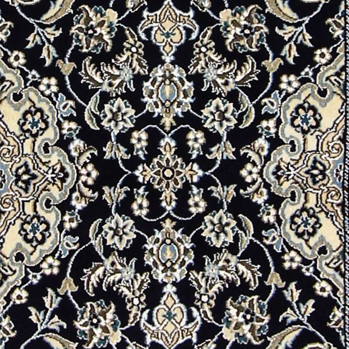 Tappeto corsia Tappeto Persero - Nain - Reale - 200 x 62 cm - blu scuro