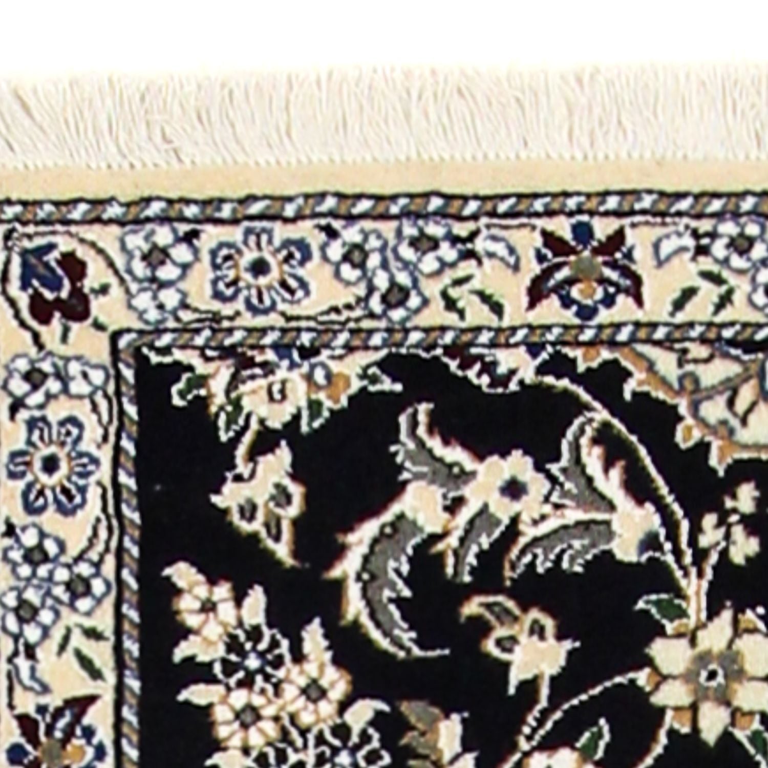 Tappeto corsia Tappeto Persero - Nain - Reale - 195 x 84 cm - blu scuro
