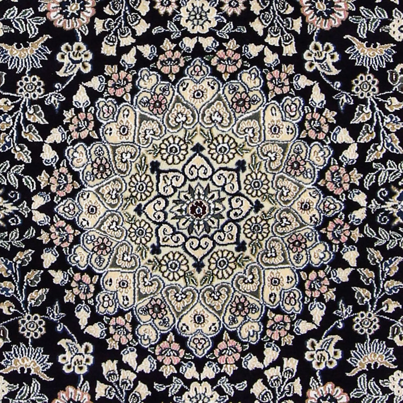 Tappeto Persero - Nain - Reale - 204 x 128 cm - blu scuro