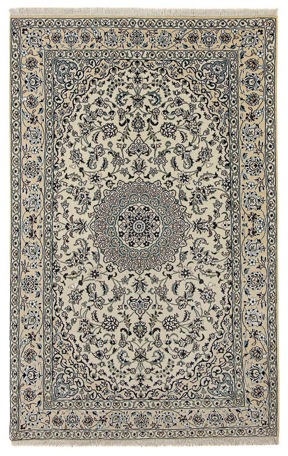 Tappeto Persero - Nain - Reale - 246 x 154 cm - beige
