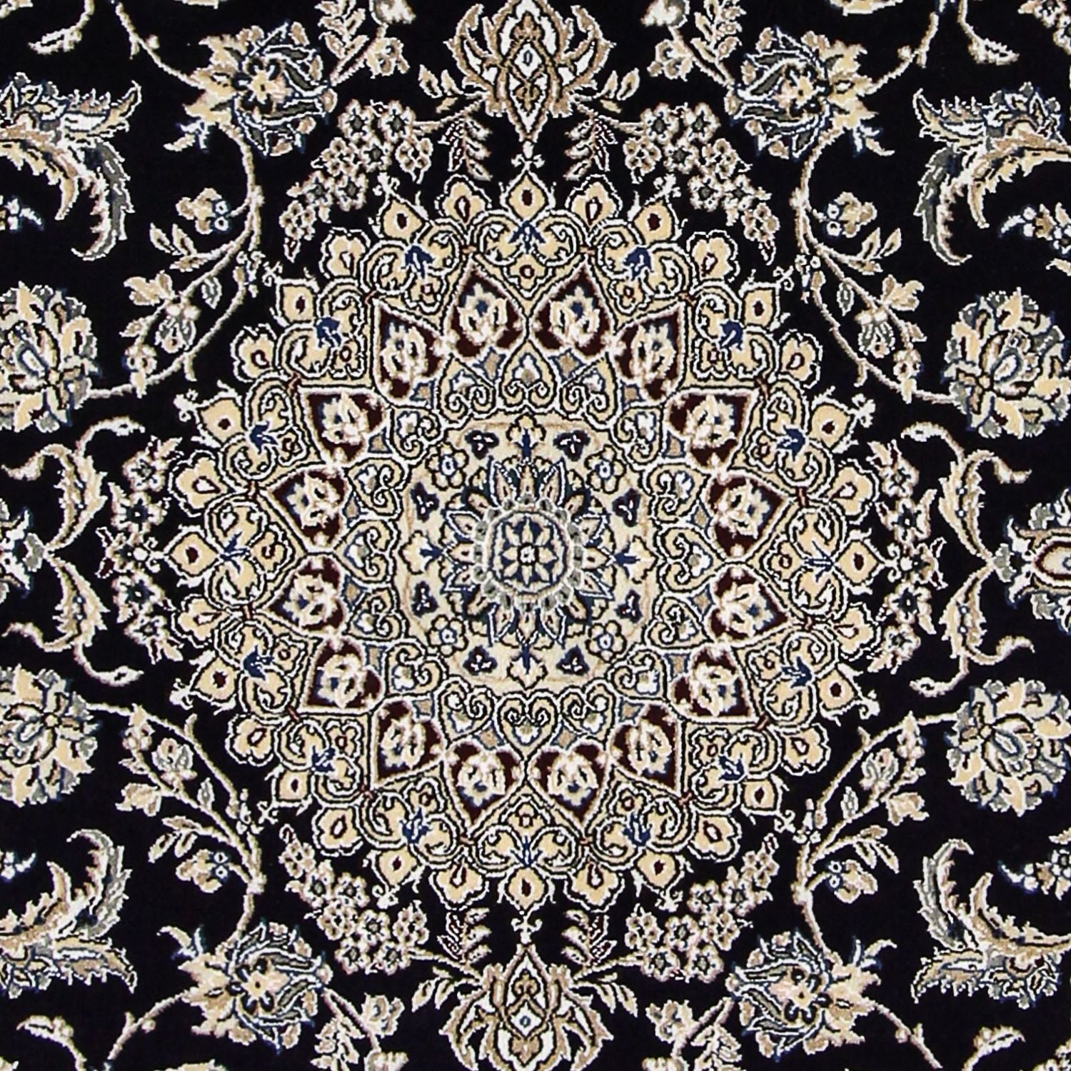 Tappeto Persero - Nain - Reale - 249 x 155 cm - blu scuro