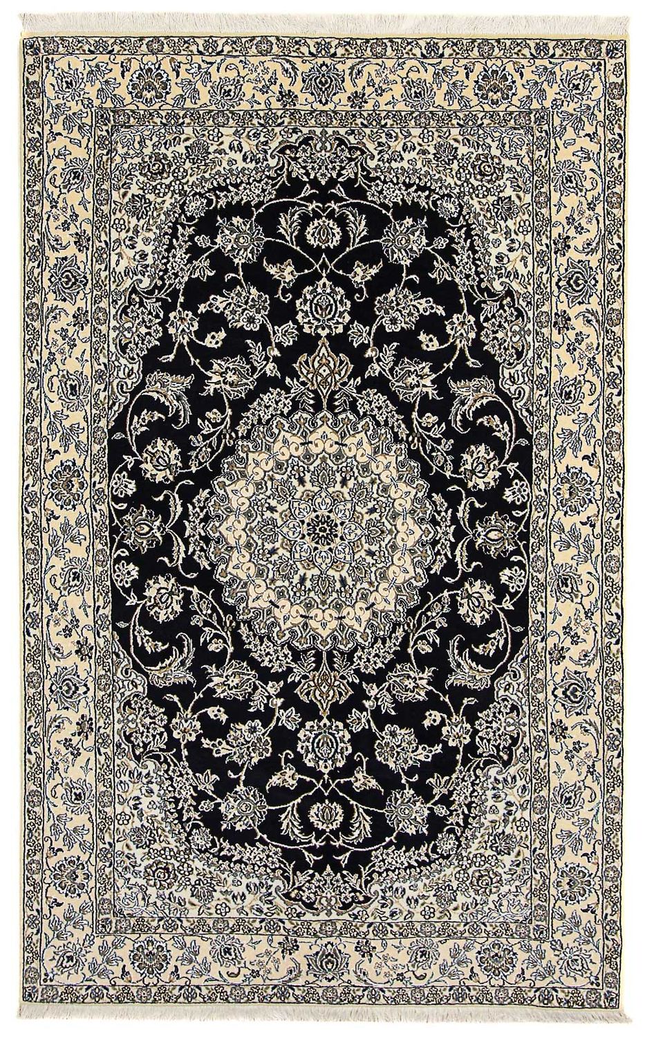 Tappeto Persero - Nain - Reale - 255 x 154 cm - blu scuro