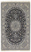 Tappeto Persero - Nain - Reale - 202 x 130 cm - blu scuro