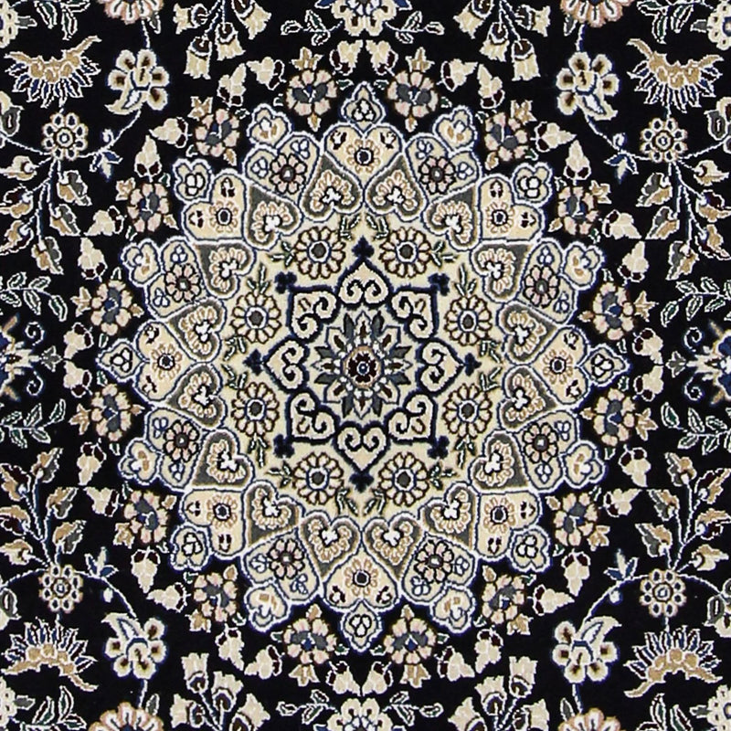 Tappeto Persero - Nain - Reale - 202 x 130 cm - blu scuro
