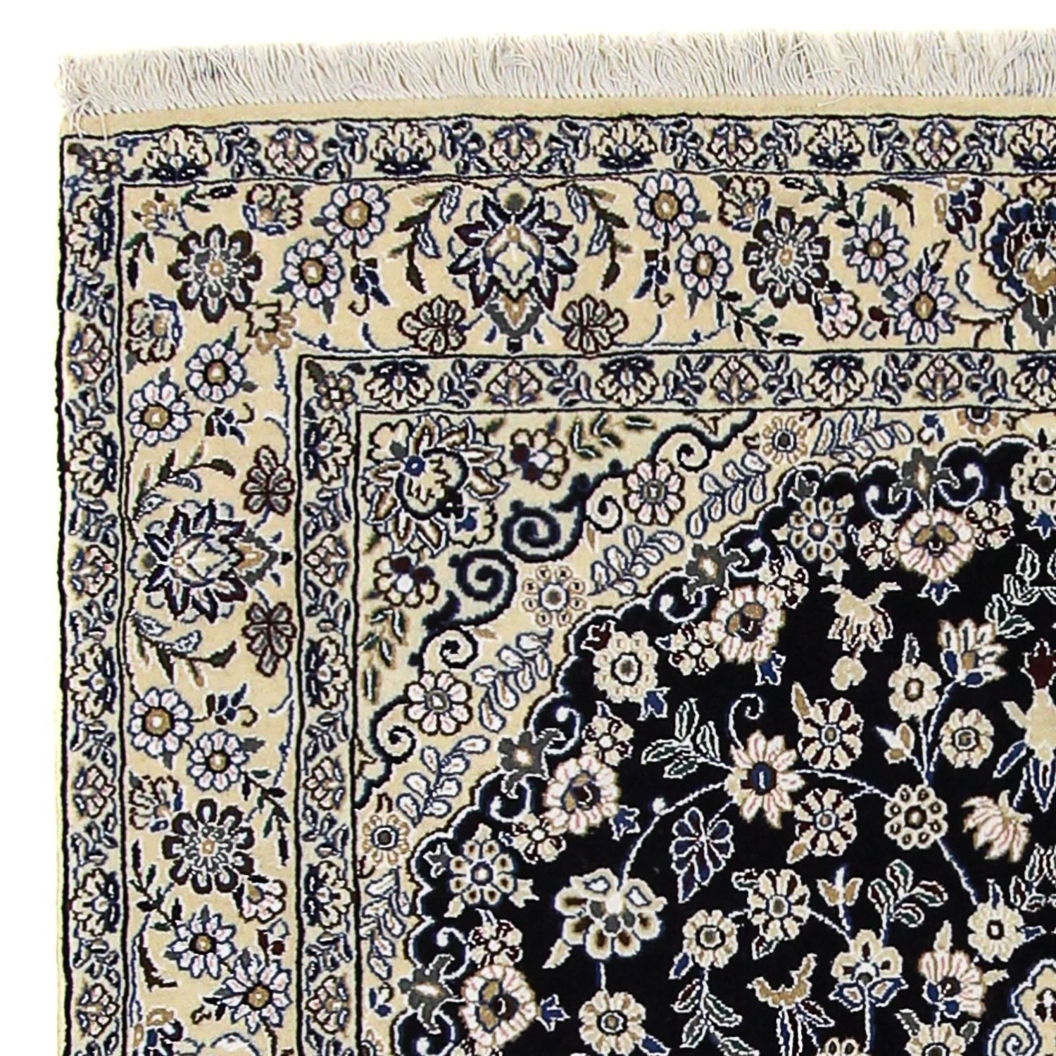 Tappeto Persero - Nain - Reale - 202 x 130 cm - blu scuro