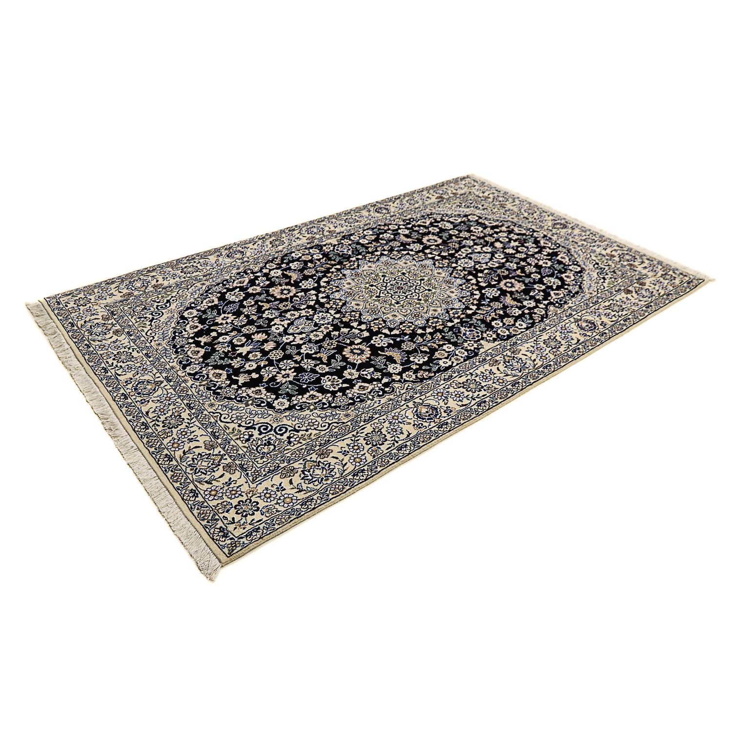 Tappeto Persero - Nain - Reale - 202 x 130 cm - blu scuro