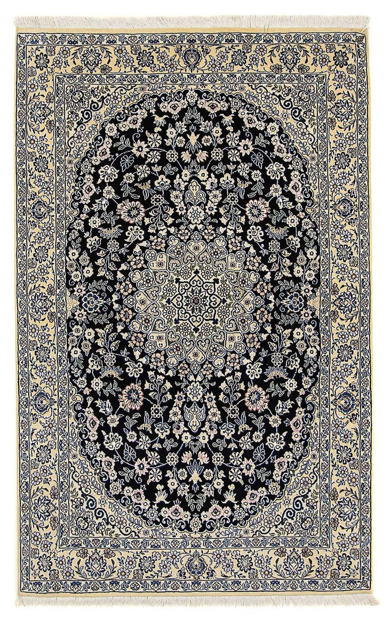 Tappeto Persero - Nain - Reale - 202 x 132 cm - blu scuro