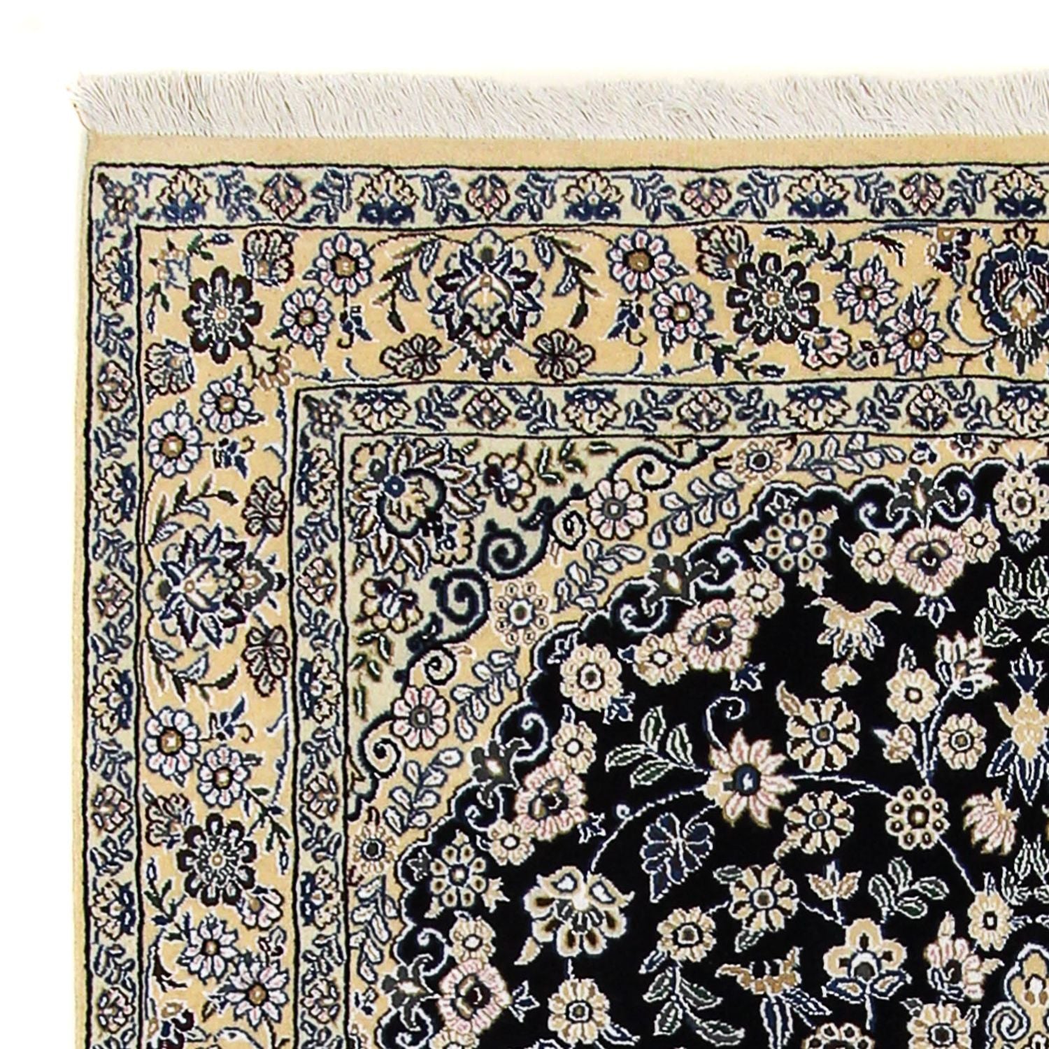 Tappeto Persero - Nain - Reale - 202 x 132 cm - blu scuro