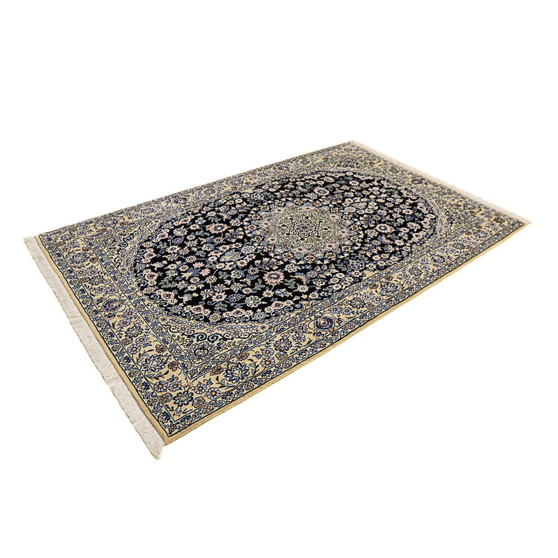 Tappeto Persero - Nain - Reale - 202 x 132 cm - blu scuro