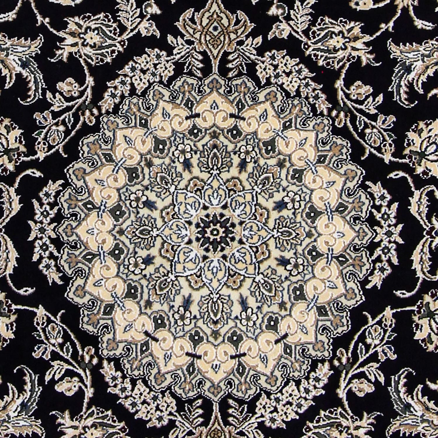 Tappeto Persero - Nain - Reale - 246 x 154 cm - blu scuro