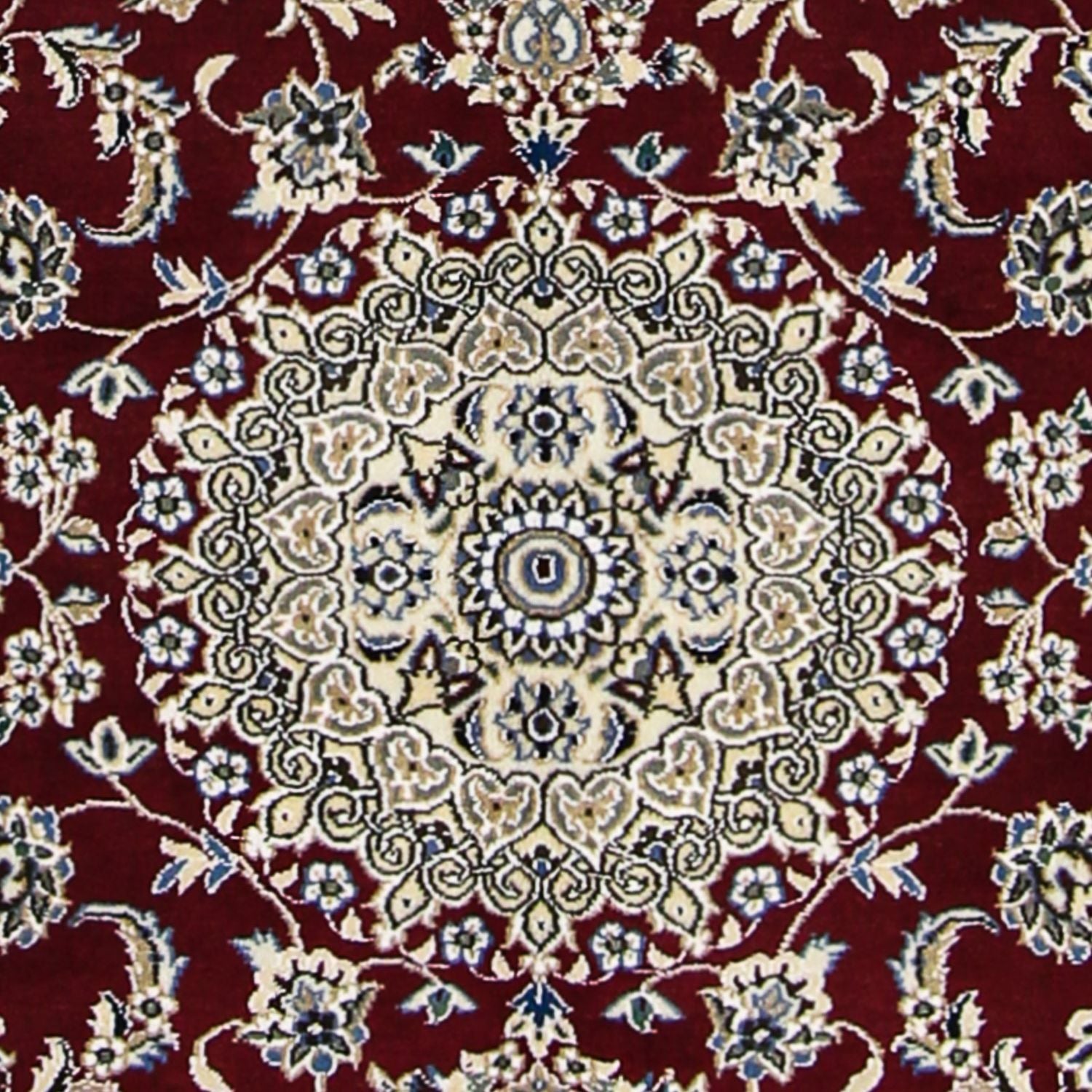 Tappeto Persero - Nain - Reale - 175 x 118 cm - rosso scuro