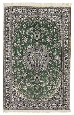 Tappeto Persero - Nain - Reale - 185 x 118 cm - verde scuro