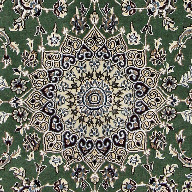 Tappeto Persero - Nain - Reale - 185 x 118 cm - verde scuro